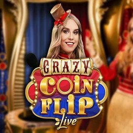 Crazy Coin Flip by Evolution, showcased at sspinstein.com – game logo