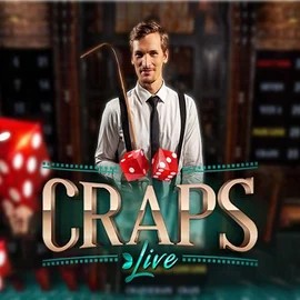 Live Craps logo – Live Casino by Evolution at Spinstein Casino