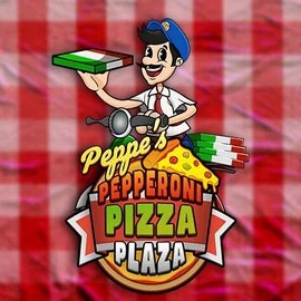 Peppe’s Pepperoni Pizza Plaza by Pragmatic Play, showcased at sspinstein.com – game logo
