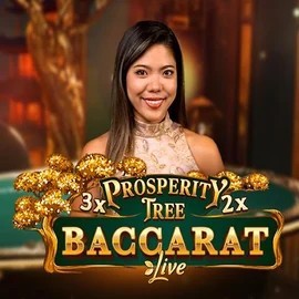 Live Casino logo of Prosperity Tree Baccarat from Evolution at Spinstein Casino