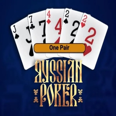 Russian Poker casino game by OneTouch Games – featured logo at Spinstein Casino